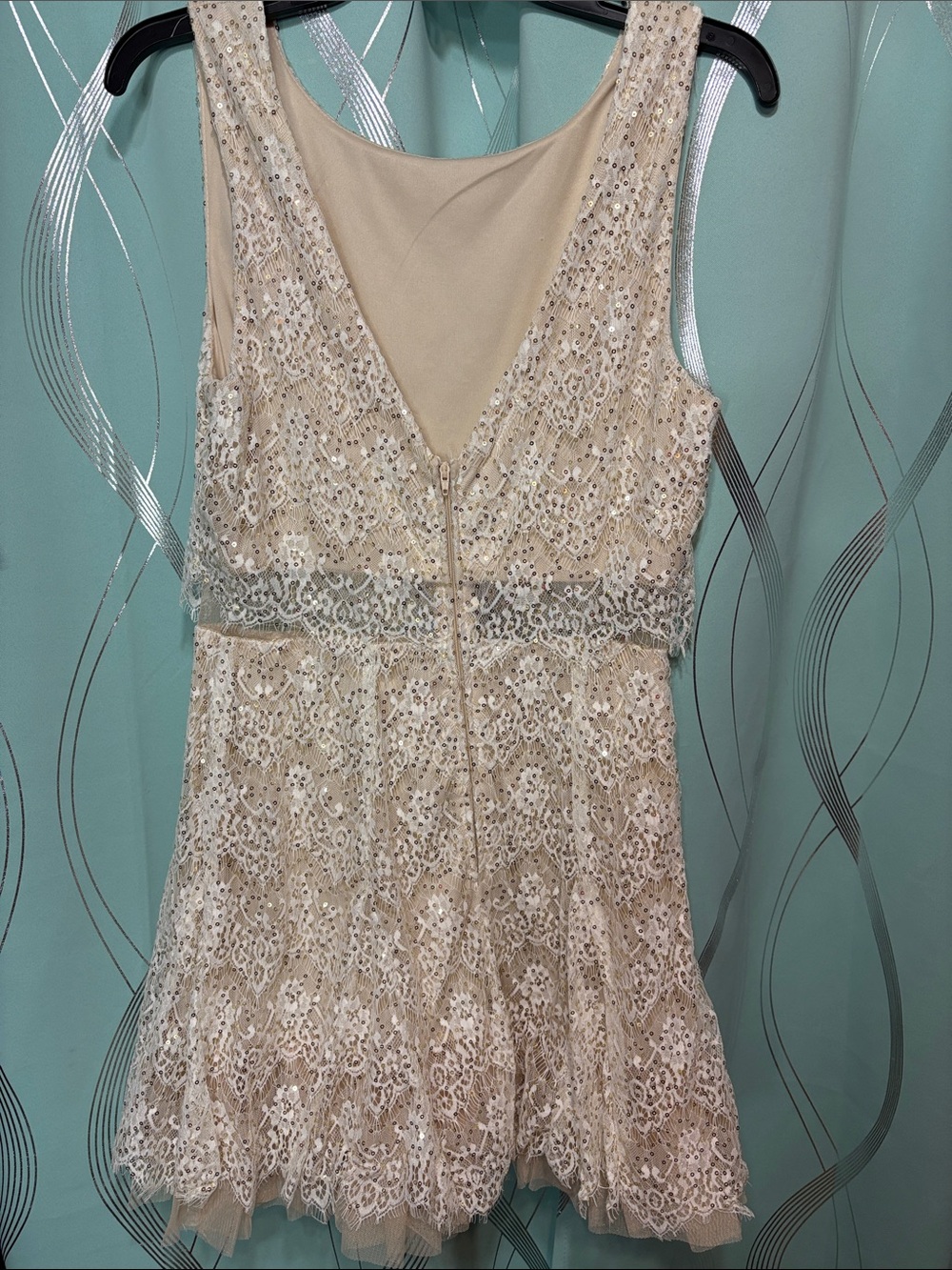 B. Darlin Cream Lace Party Dress - Picture 4 of 7